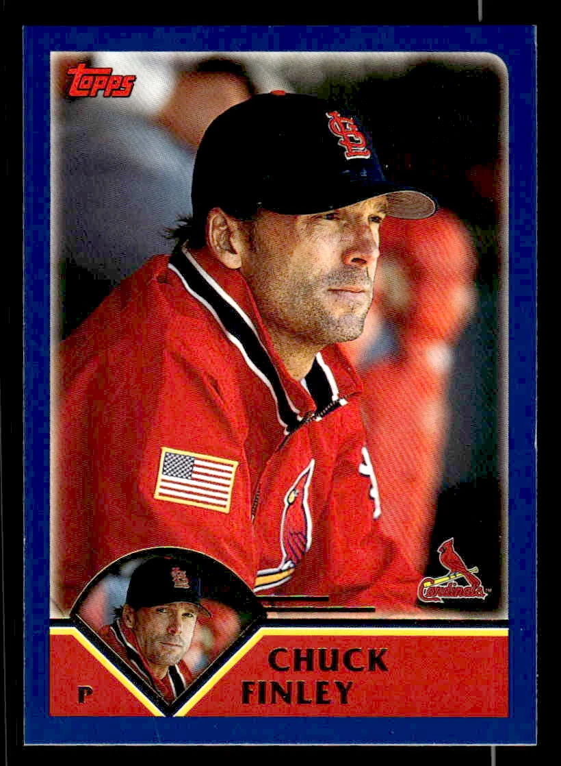 Chuck Finley trading card