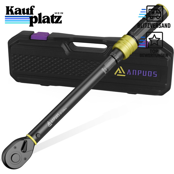 DrehmomentschlüSsel 1/2 Zoll 20-220 Nm 72 ZäHne Ratsche FüR Auto Werkzeug-image
