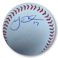 Mark Ellis A.J. Ellis Dual Signed Autographed Baseball Dodgers JSA AN57241