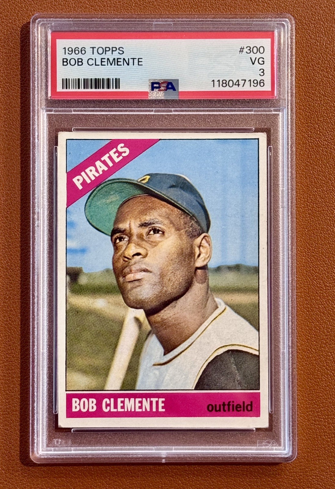 1966 Topps Roberto Clemente #300 PSA 3 VG HOF