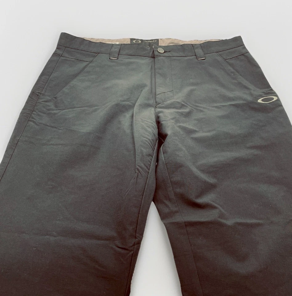 Oakley Pants Mens 36 X 30 (29)  Black Nylon Lightweight Stretch Flex Y2K 90s - Image 2 of 4
