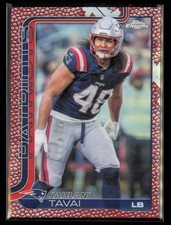 Jahlani Tavai Football Border - Topps Chrome Football 2025