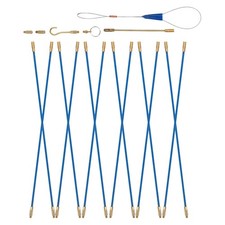 Fiberglass Fish Tape Cable Fishing Rods Electrical Wire Puller Kit