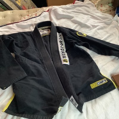 [RARE] RENZO GRACIE COMPETITOR TOP So A1 COMPETITION GI BLACK YELLOW