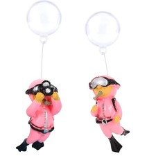 2 Pack Floating Fish Tank Decorations Little Diver Aquarium Accessories