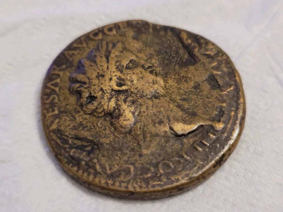 Ancienne monnaie romaine à identifier sesterce annona augusti - Photo 4/4