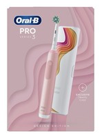 Oral-B Pro 3 Electric Toothbrush Pink With Travel Case Design Edition