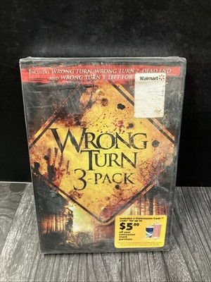 Wrong Turn 3-Pack DVD 2009 Brand New Sealed Rare
