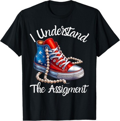 I Understand The Assignment Sneakers and Pearls T-Shirt
