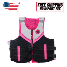 Body Glove Women's Adult Neoprene PFD Life Jacket and Vest, Dual Size Pink