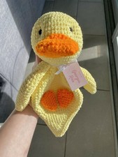 Duckkota Duck Handmade Crochet Plush Baby/Toddler Snuggle Lovey
