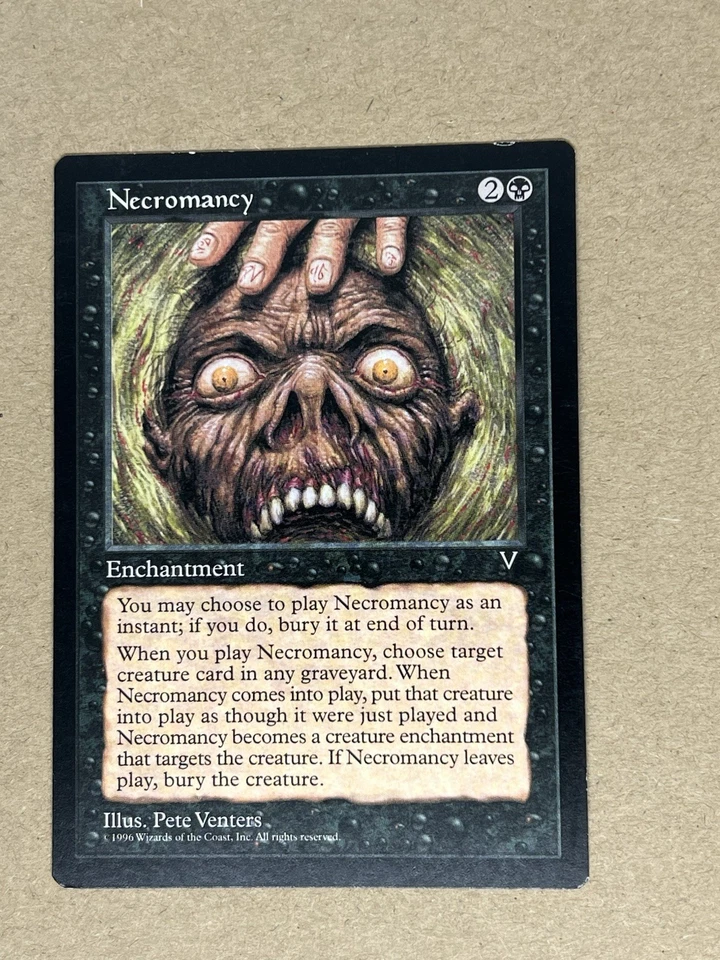 MTG – Magic the Gathering – Necromancy – Visions – x4 – LP - Image 4 of 4