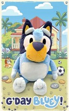 NEW Kids' Bluey Plush 16" Backpack - Blue