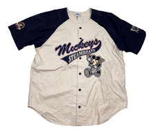 DisneyLand Resort Mickey's Steamboats Baseball Jersey Men's Size XL