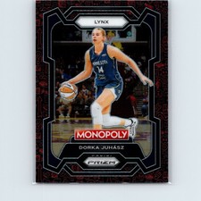 2024 Panini WNBA Monopoly Prizm Dorka Juhasz #25 Classic Red Icons Lynx