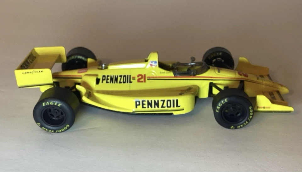 CAMPEONES DE CARRERAS ROBERTO GUERRERO PENNZOIL #21 INDY CAR ESCALA 1/24 DIECAST ¡EX! Foto 3 de 4