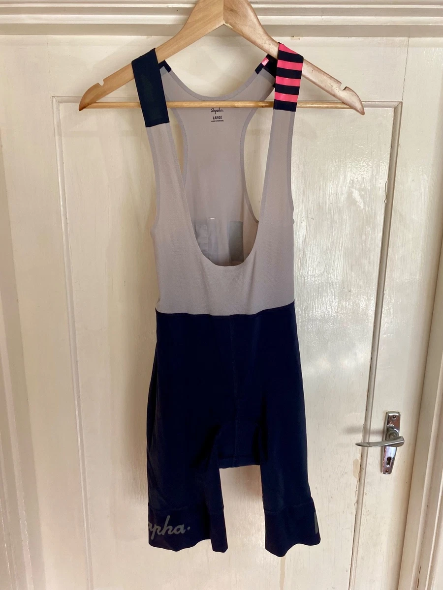 Rapha RCC H121 Pro Team Cycling Bib Shorts Womens Size Large