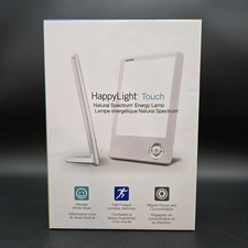 Verilux HappyLight Touch LED Natural Spectrum Energy Lamp w/Timer VT23 NEW