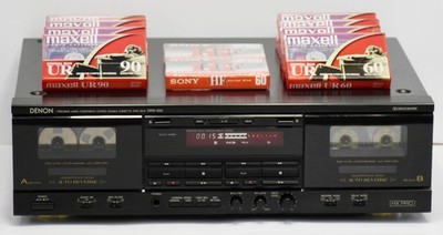 Denon DRW-850 HX PRO Auto Reverse DOUBLE CASSETTE DECK | eBay