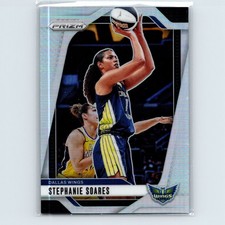2024 Panini Prizm WNBA Stephanie Soares #47 Silver Prizm Dallas Wings