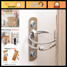 12-Pack Anti-Tip Furniture Straps - Baby Proofing Wall Anchors for Safety