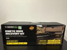 Rhino USA Kinetic Rope Recovery Kit ULTRA HEAVY DUTY 11.200lb GRAY