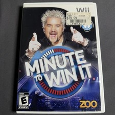 Minute To Win It - Nintendo Wii Game Guy Fieri
