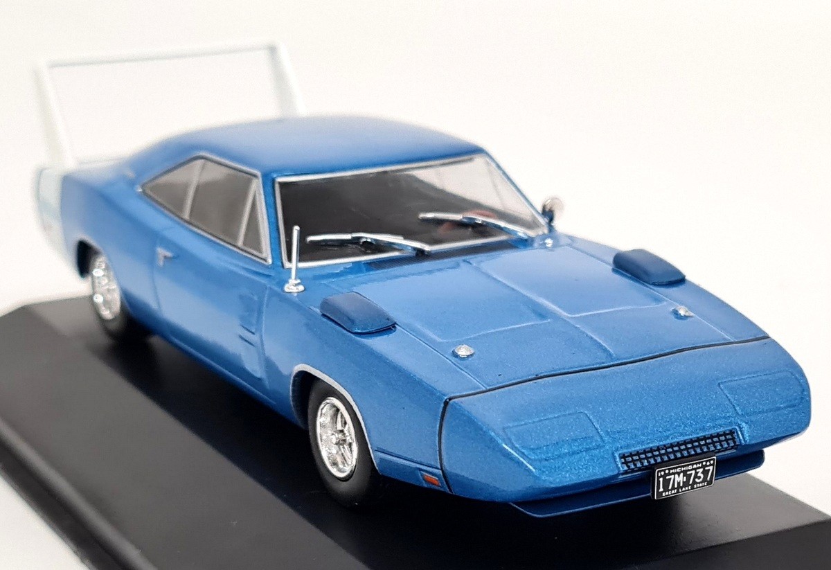 Atlas 1/43 Dodge Charger Daytona 1969 Red Diecast Scale Model Car