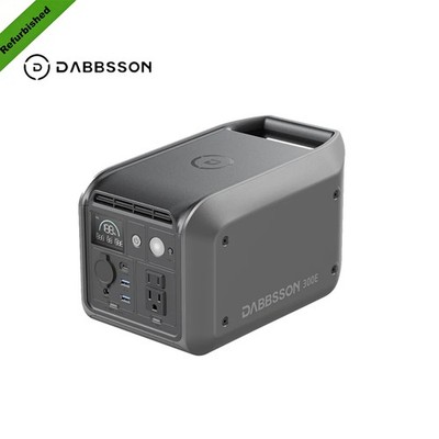 Dabbsson Portable Power Station 298Wh 300W Solar Generator for Camping Back up