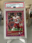 2020 Panini Donruss Optic Patrick Mahomes II Pink Velocity /79 PSA 10 Chiefs