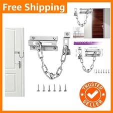 Security Chain Door Lock Heavy Duty Latch Chain Door Lock with Spring Anti Theft