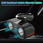 Car Cigarette Lighter Socket Dual USB Adapter Splitter 12V Outlet Power Charger