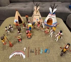 Vintage 88 piece Native Playmobil