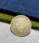 (#101012).  Barber Quarter: 1896       Good+    better than good rims!