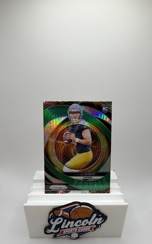 J.J. McCarthy #7 2024 Panini Prizm Portals card