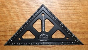 Precision Triangle by Pinnacle Professional Quaity Tools - Aluminum - USA