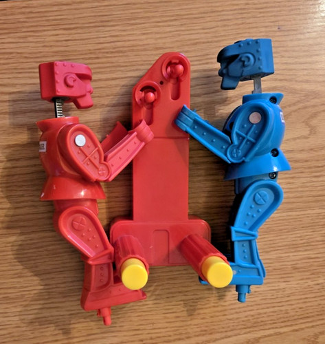 2001 Mattel Rockem Sockem Robots Replacements 2 Bots 1 Controller