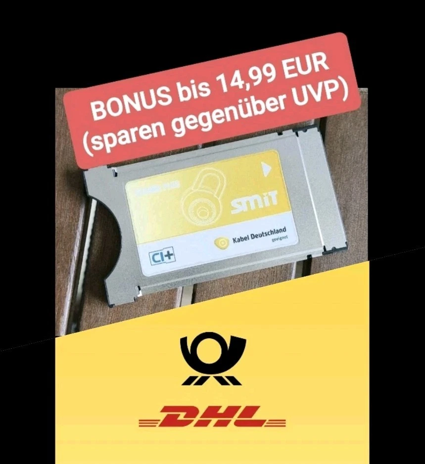 💰Original Zubehör ✅ SMIT Kabel CI+ Modul 📦DHL wählbar ✅ kein SmarDTV CI+ Modul