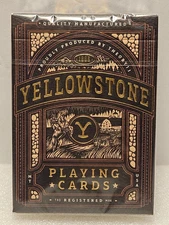 THEORY 11 YELLOWSTONE Luxury Playing Cards Limited  Edition New/Sealed/Free Ship