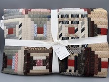 POTTERY BARN JAXSON QUILT FULL/QUEEN-  MULTI- NEW