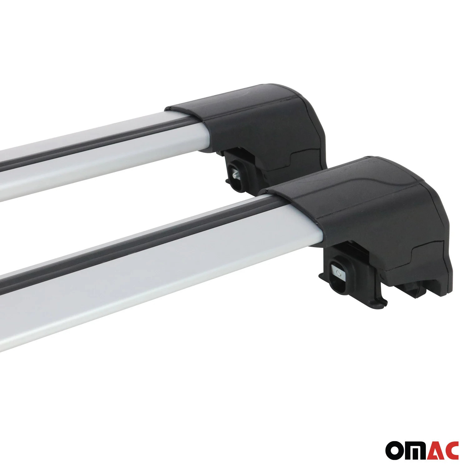 For Maserati Grecale 2023-2025 OMAC Gray Flush-Mounted Roof Rails Cross Bars