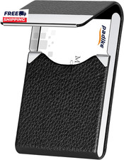 Professional Business Card Holder PU Leather Business Card Case Name Card Holder