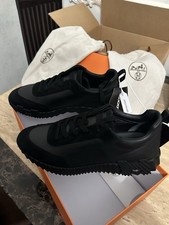 HERMES BOUNCING SNEAKER - TRIPLE BLACK - UK 9.5 - BRAND NEW IN BOX - DEADSTOCK