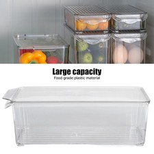 Refrigerator Organizer Narrow Tall (with Lid)