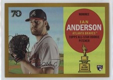 2021 Topps All-Star Rookie Cup Base Statue Gold Foil 15/50 Ian Anderson #24 0s9t