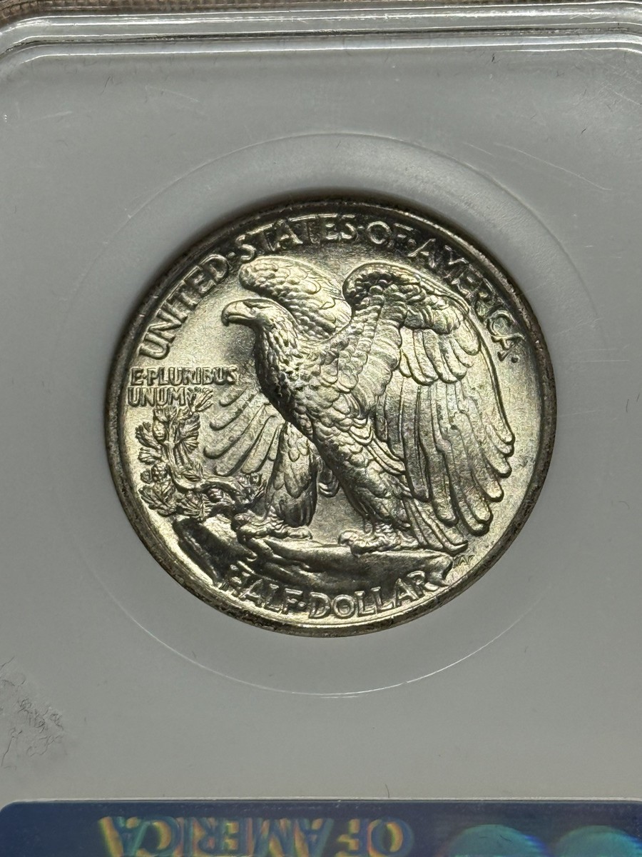 1939 Walking Liberty Half Dollar 50c NGC MS66 Gold CAC Silver