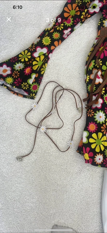 Disfraz de Halloween hippie años 60/70 Foto 3 de 4