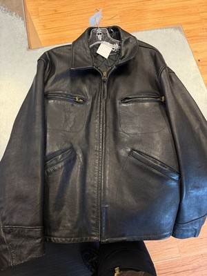 Mens Schott Dead Made in USA Schott Shot Lot 643 Riders Black Leather Jacket