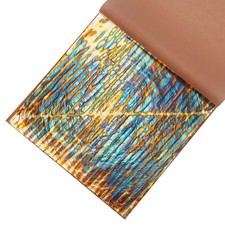 25 PCS Imitation Gold Foil Variegated Metallic Leaf Sunset Art 5.5x5.5 Inch