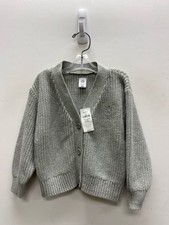 Baby Gap SIZE 18-24M Gray Cardigan Girl's Sweater